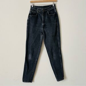 Vintage Chic SIZE 10 TALL grey tapered leg high rise jeans